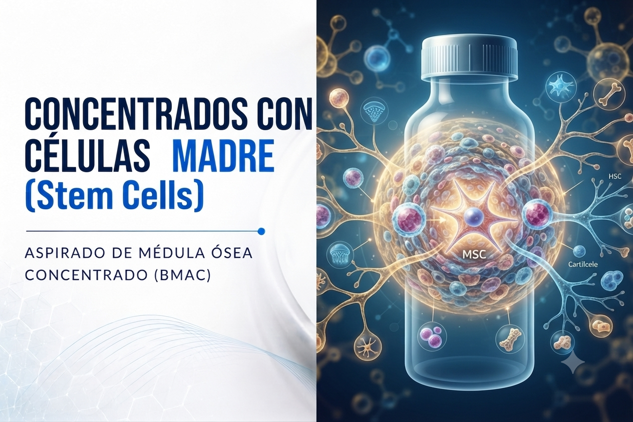 Concentrados con células madre (Stem Cells): el aspirado de médula ósea concentrado (BMAC)